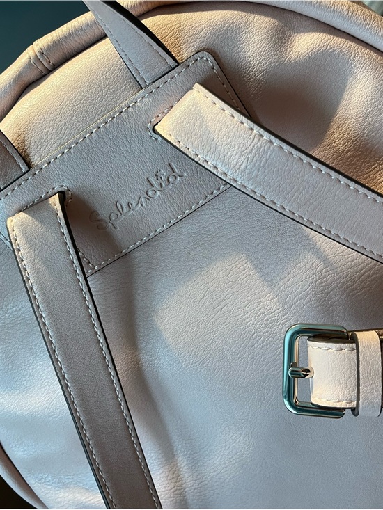 NWT! Splendid Pebbled Blush Pink Leather Backpack main image 6